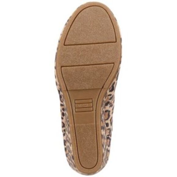 NWT TOMS Womens Beige Leopard Print Dual Back Kelsey Wedge Slip On Booties 9.5 - Picture 4 of 5